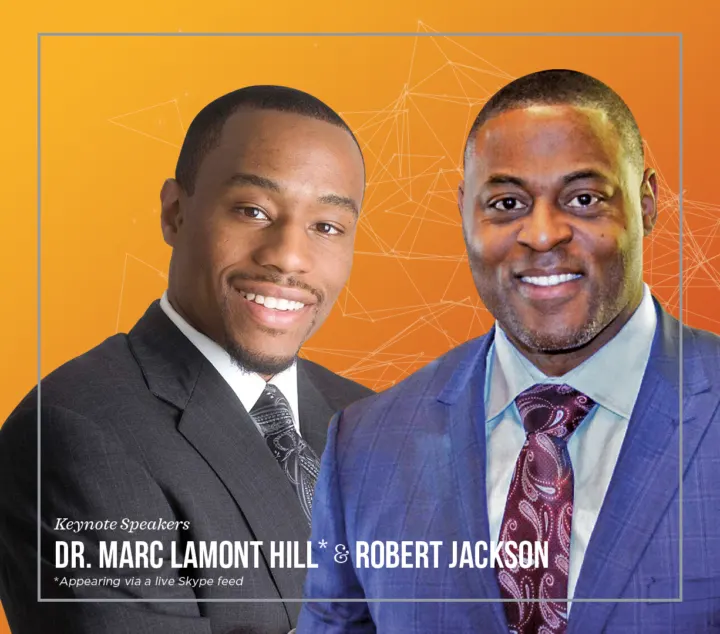 Dr. Marc Lamont Hill and Robert Jackson