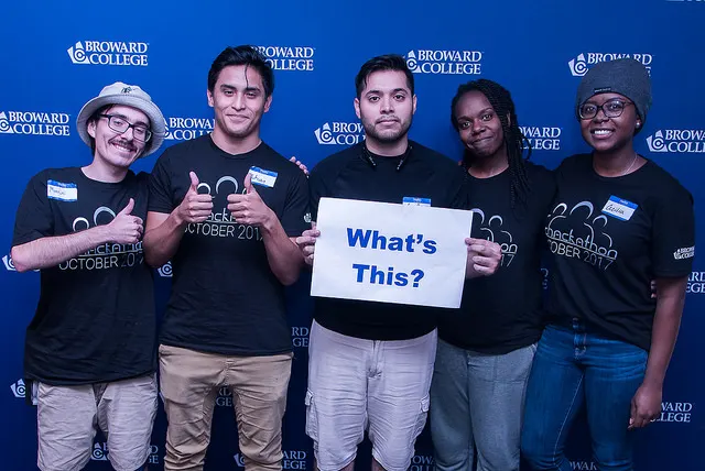 Tangy Frederick and Hackathon team