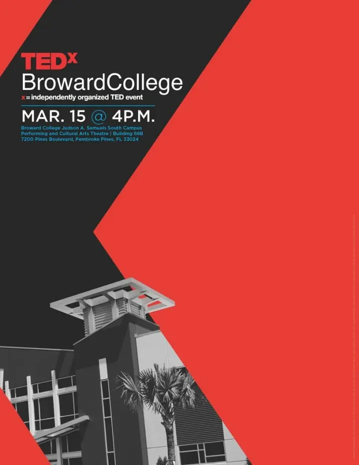 TEDxBrowardCollege flyer