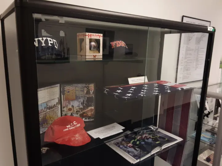 9/11 display at IPS